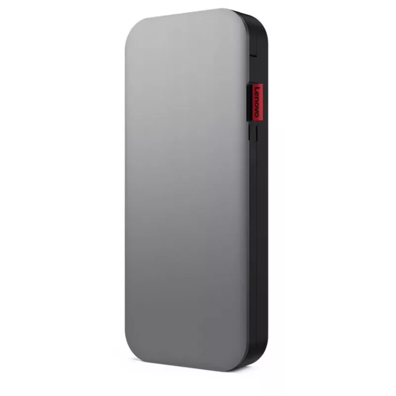 Lenovo Go USB-C Laptop Powerbank (20.000 mAh), Lithium-Ionen, Schwarz-Grau, USB Typ-A und Typ-C