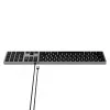 Satechi schlank W3 Tastatur USB-C mit Ziffernblock (Space Grau)