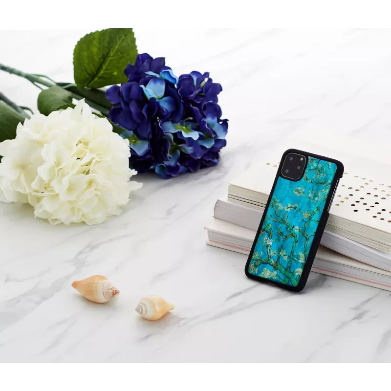 Schutzhülle iKins für iPhone 11 Pro Max – Almond Blossom Schwarz