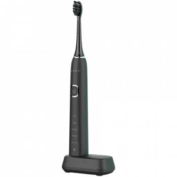 AENO Sonic Electric Toothbrush DB6: Schwarz, 5 Modi, kabelloses Laden, 46000 U/min, 40 Tage ohne Aufladen, IPX7