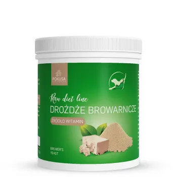 POKUSA RawDietLine Bierhefe – Ergänzungsmittel für Hunde und Katzen – 250 g