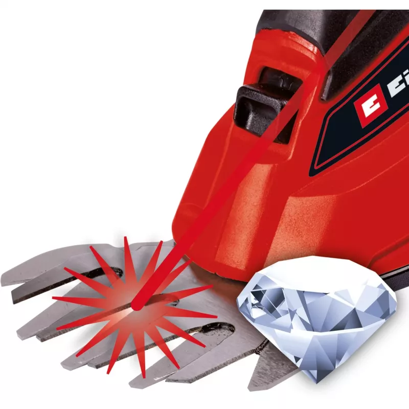 Einhell GE-CG 18 Li - Solo 100mm Rot Akku-Grasschere (3410370)