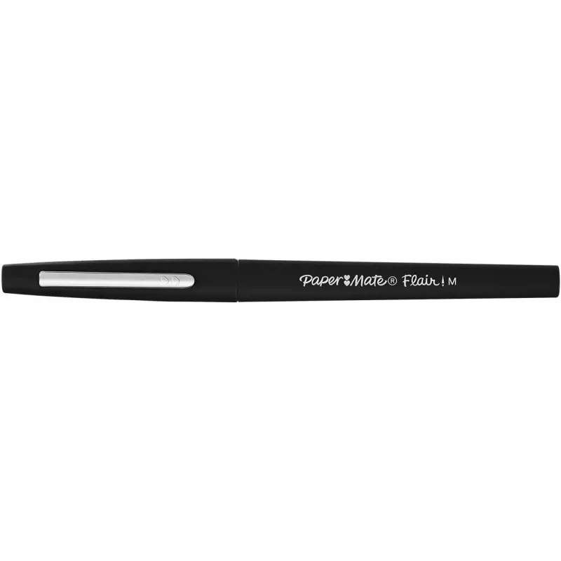 Papermate Flair Original Filzstift Medium Schwarz 2 Stück