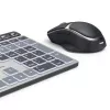 Kabelloses Multi-Device-Tastatur- und Maus-Set HAMA WKM-750 — schwarz, kabellose Konnektivität