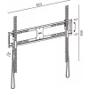TV-Wandhalterung TB TB-851E für Fernseher bis 100 Zoll (max. 65 kg), VESA 800×600
