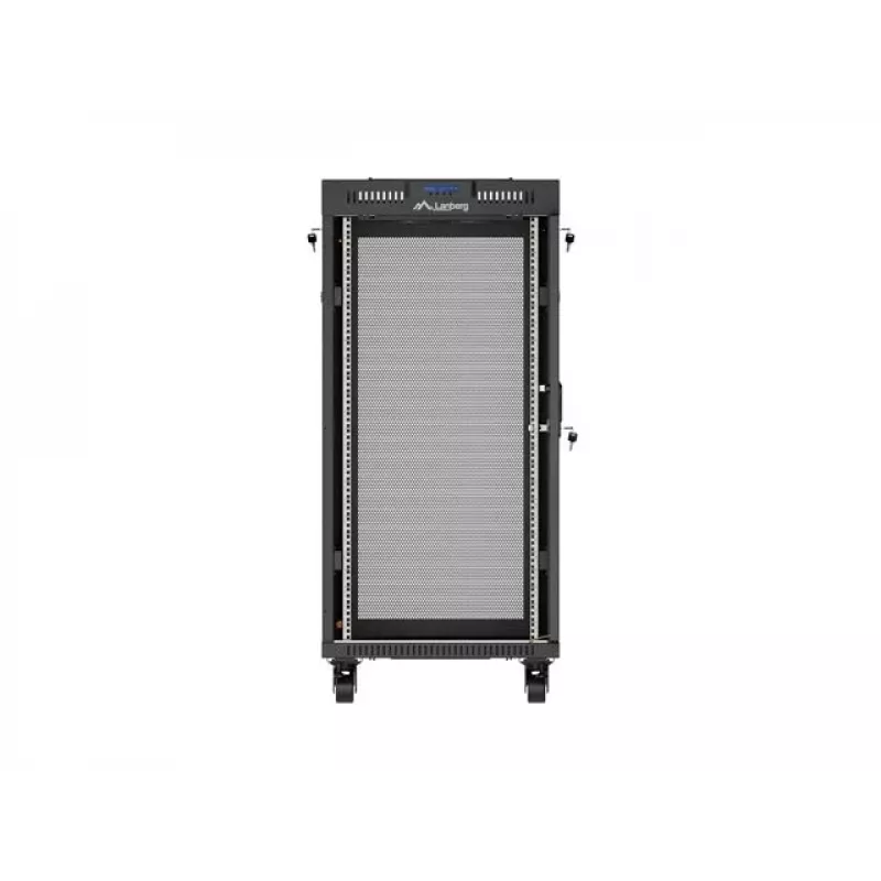 Rack-Schrank LANBERG FF01-6624-23BL 24U freistehend 19 Zoll 600×600 mm IP20 schwarz