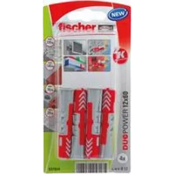 Fischer DuoPower 12 x 60 K NV Wanddübel 60 mm 537654 1 Set (537654)