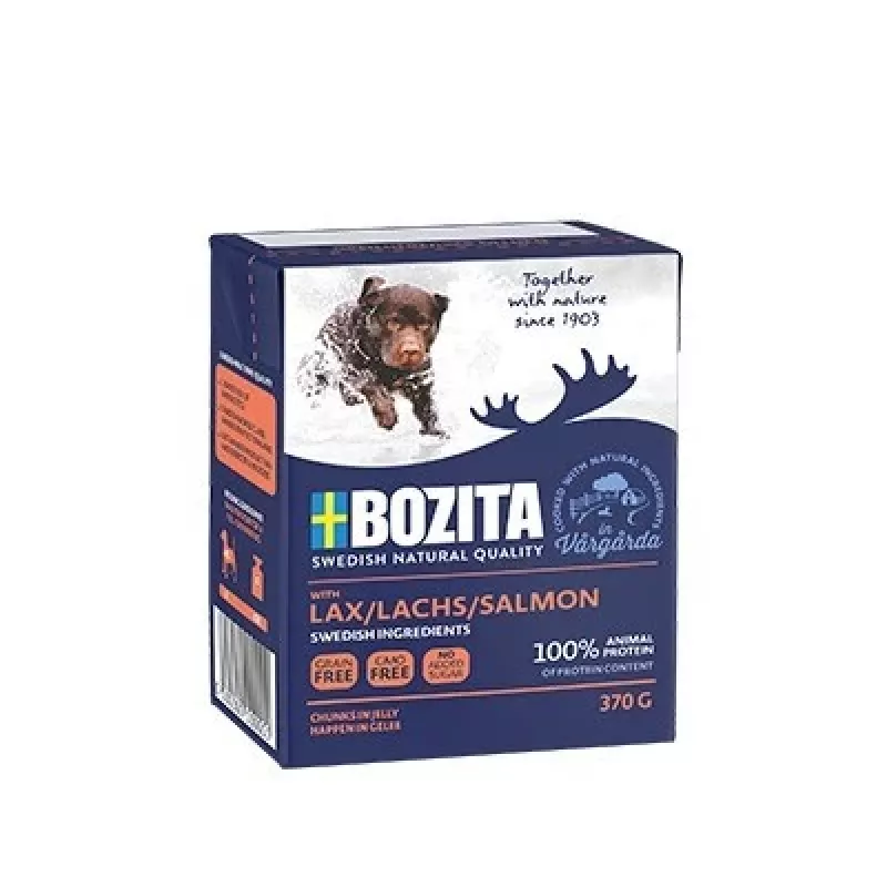 Bozita 00004260 Nassfutter für Hunde Lachs Adult 370 g