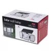 Maclean IP65 Solar-LED-Leuchte mit Bewegungs- und Dämmerungssensor IP65 4W 320lm 4000K Li-Ion 1200 mAh 3 Betriebsmodi Flutlicht Sicherheit Garten Eingangsbereich HQ