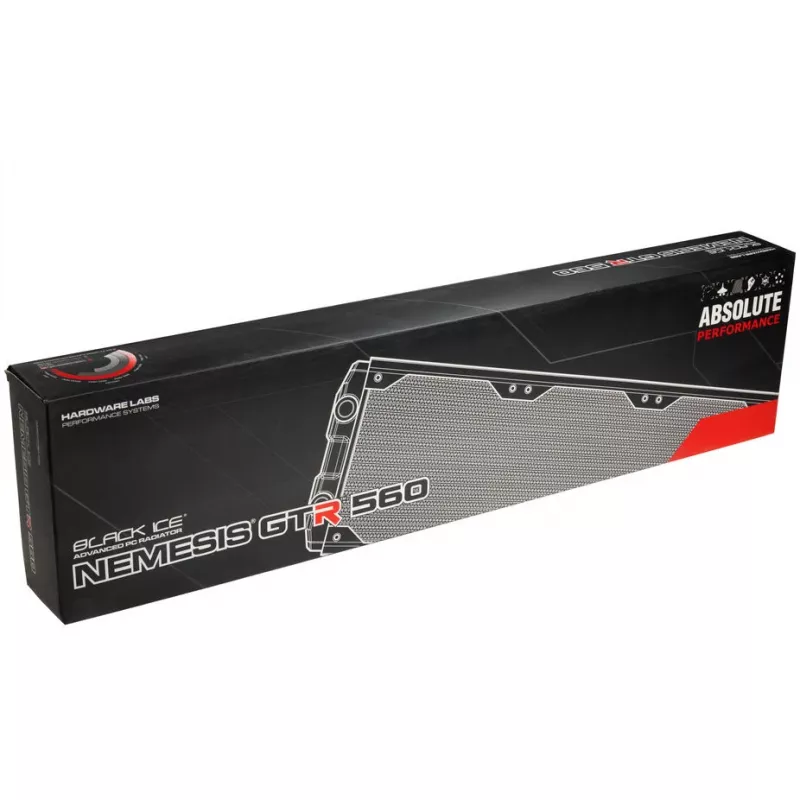 Hardware Labs Schwarz Ice Nemesis 560 GTR Kühler, 560 mm, schwarz