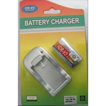 Wiederaufladbarer CR-V3-Akku mit Ladegerät, extra digital DV00DV1219 — Kodak-förmiger CRV3-Ersatz