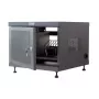 Rack-Regal TECHLY 367652 Kabel-Organizer mit 3M-Klebebefestigung, Stahl, 550×550×410 mm, schwarz
