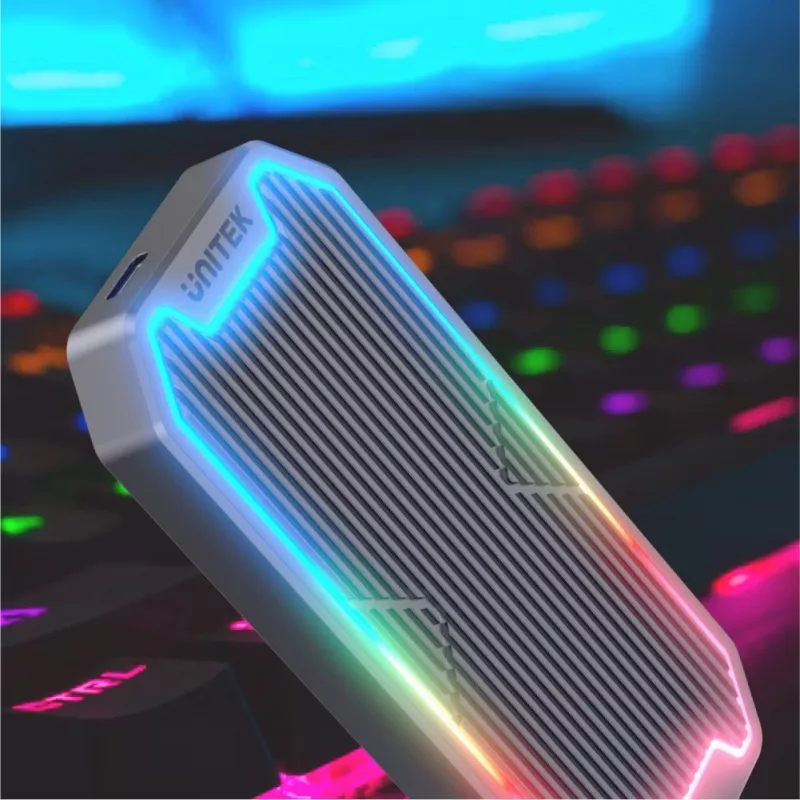 UNITEK SolidForce Spectrum SSD Gehäuse Grau M.2