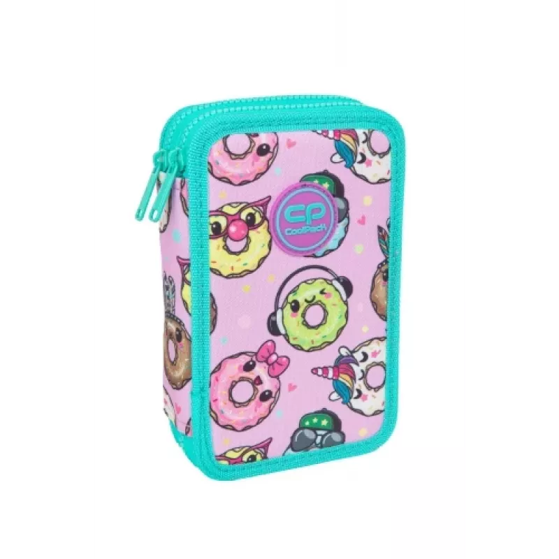 Federmäppchen Coolpack Jumper 2 – Doppelstock-Design, Reißverschluss, Stoffoberfläche
