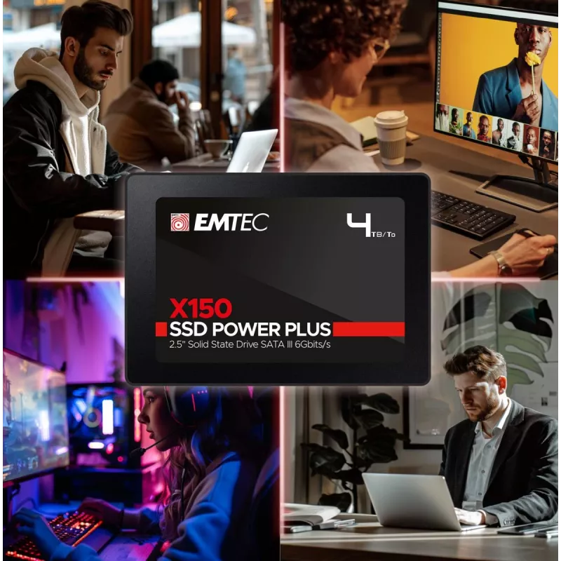 SSD-Festplatte Emtec 240 GB 2,5 Zoll SATA X150 ECSSD240GX150