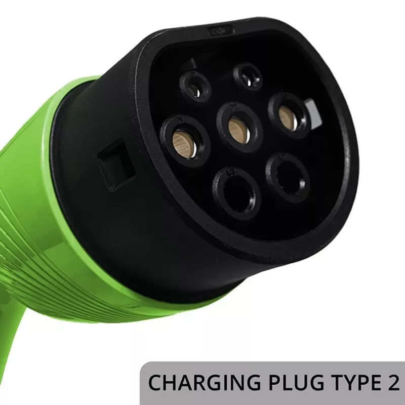 Elektroauto-Ladegerät QOLTEC 22 kW 400 V WiFi (TUYA) mit 7 m Kabel