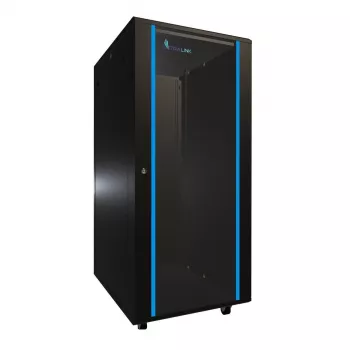Extralink EX.11366 Rack-Schrank 27U Freistehender Schrank Schwarz