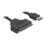 SATA-Kabel DeLOCK ESATAP-100 0,5m Schwarz