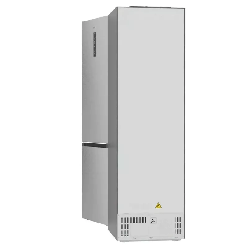 Kühl-Gefrierkombination Gorenje NRB620E61X4WFE, freistehend, Edelstahl, Gesamtkapazität 413 L, Gefrierfach unten 130 L, NoFrost, LED-Anzeige