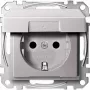 Merten MEG2310-0460 Steckdose CEE 7/3 Aluminium (MEG2310-0460)