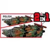 Blockset Cobi Armed Forces BWP-1 2630 — Modellset des polnisch-ukrainischen amphibischen Schützenpanzers