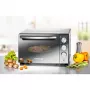 Mini-Backofen Rommelsbacher BGS 1400, 18 L, 230 °C, 5 Heizarten, Drehspieß, silber/schwarz