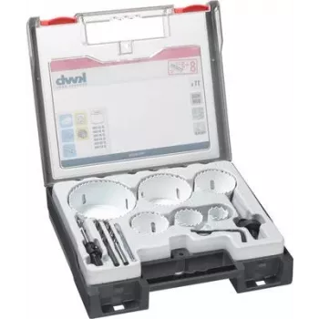 Lochsägensatz KWB 598250, 11-teilig — Schneidekit für Holz, Metall und Kunststoff