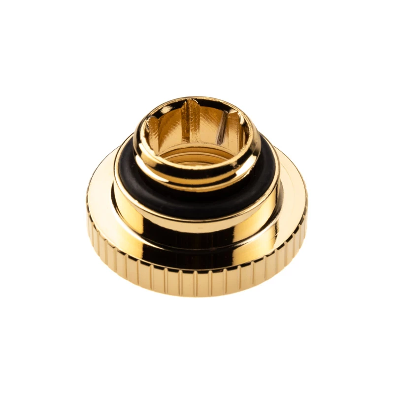 Fitting EK Water Blocks Messing Gold 3,75 mm Höhe 2,3 cm Durchmesser