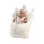 Vinyl Babypuppe 40 cm von Llorens mit realistischen Merkmalen und weichem Körper