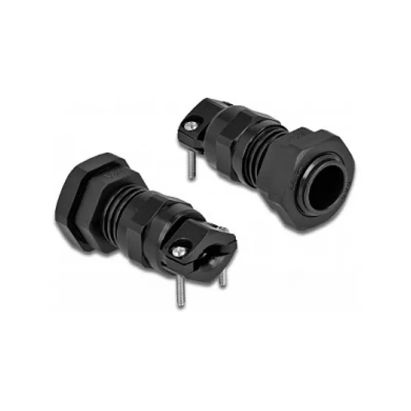 Kabelverschraubung DeLOCK 60351 Schwarz Metall Kunststoff