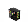 PC-Tower-Gehäuse KRUX Empero KRXD010, ATX, schwarz – unterstützt GPUs bis zu 420 mm, CPU-Kühler bis zu 155 mm, 2x 3,5 Zoll + 3x 2,5 Zoll Einschübe