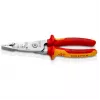 Kabelabisolierer Knipex 13 76 200 ME 6 mm Abisolierkapazität Rot Edelstahl Gelb