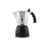 Bialetti Brikka Moka-Kanne 0,1 L Schwarz, Edelstahl