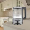 Wasserkocher Maestro MR-053 1,7 l 2200 W Glaskorpus Schwarz mit Wasserstandsanzeige