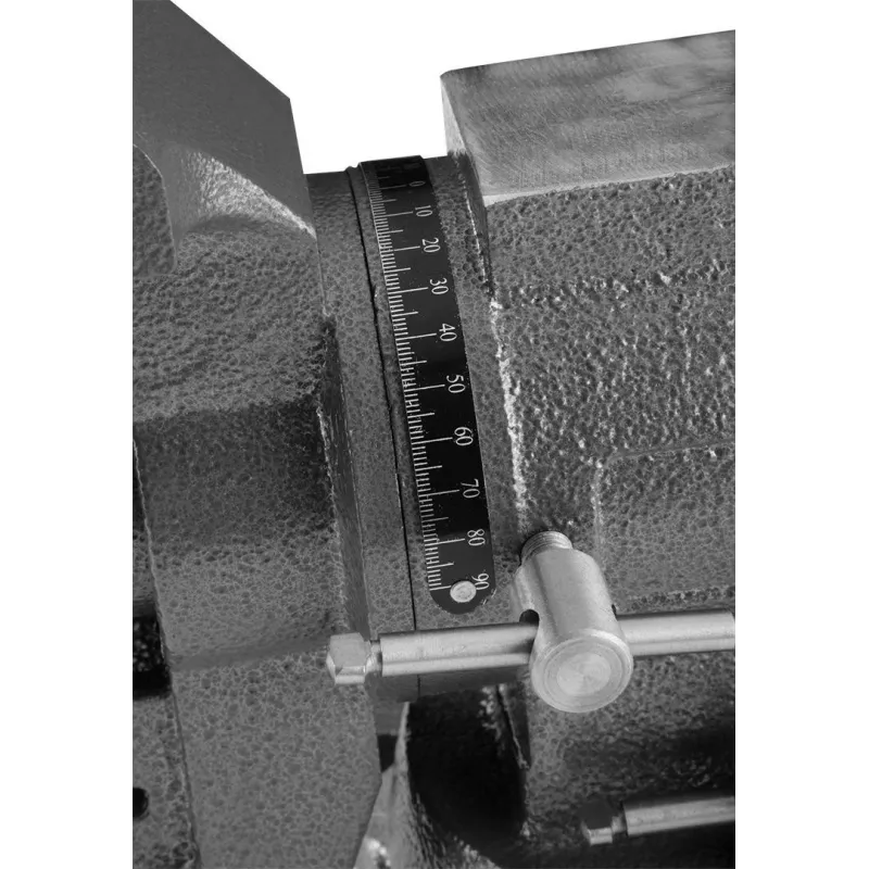 Schwenkbarer Schlosser-Schraubstock NEO tools 100 mm 360° – Werkbankschraubstock für Schlosserei, Modell 35-030