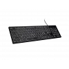 Kabelgebundene Tastatur NATEC HERRING GLOW US-Layout mit weißer Hintergrundbeleuchtung