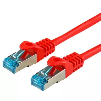 Netzwerkkabel LOGON SSTP Cat5e, RJ-45–RJ-45, 0,3 m, rot