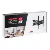 Wand-TV-Halterung MACLEAN MC-781 für Bildschirme von 66–177,8 cm (26–70 Zoll), neigbar -12–2°, VESA 100x100–400x400, max. Belastbarkeit 45 kg, schwarz