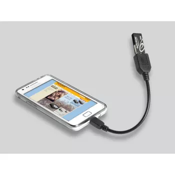 USB-Kabel Micro-USB B auf USB A DELOCK 83293 0,18 m