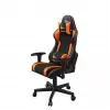 Gaming-Stuhl GEMBIRD GC-SCORPION-04X schwarz-orange ergonomisches Design, verstellbarer Sitz, hohe Rückenlehne