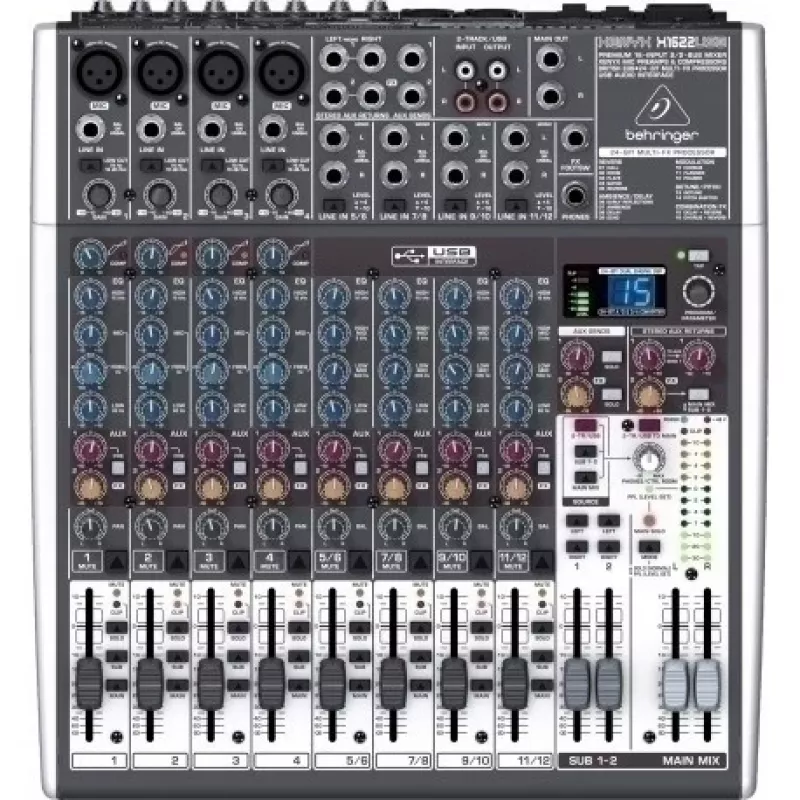 Behringer X1622USB Audiomischpult 16 Kanäle 10 - 200000 Hz