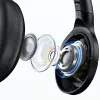 Usams Kopfhörer Bluetooth 5.3 Over-Ear Us-yh Serie Schwarz/Schwarz TDLYEJYS01
