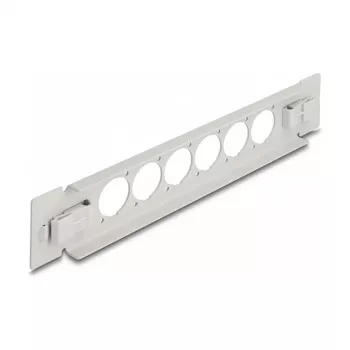 Patch panel DeLOCK 10 Zoll D-Type 6 Port werkzeugfrei grau