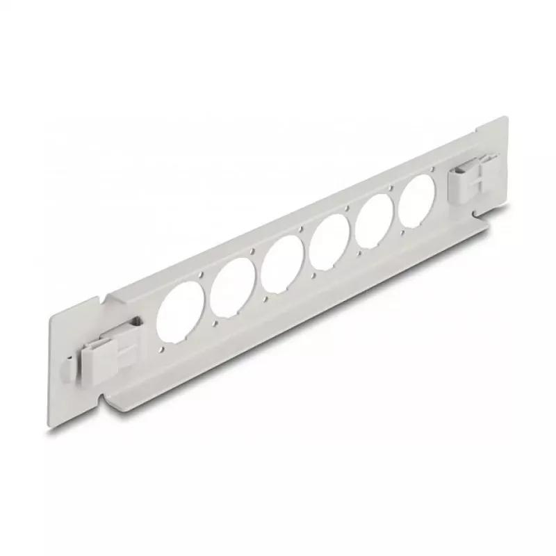 Patch panel DeLOCK 10 Zoll D-Type 6 Port werkzeugfrei grau