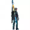 Rucksack DEUTER Freerider Pro 34+ — technischer Freeride-Skitourenrucksack, 34 L, schwarz, Helmhalterung, Hüftgurt