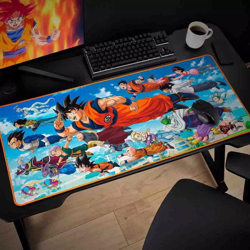 Mauspad Subsonic Gaming Maus Pad XXL DBZ Gokus Freunde SA5589-D2