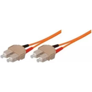 Tecline exertis Connect - Patchkabel - SC Multi-Mode (M) auf SC Multi-Mode (M) - 5 m - Glasfaser - 50/125 Mikrometer - OM2 - orange (75905)