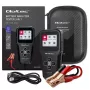 Qoltec 52489 Digitaler Batterie-Analyzer Tester 3-in-1 mit LCD und mehrsprachig 6V | 12V | 24V | 30Ah-200Ah