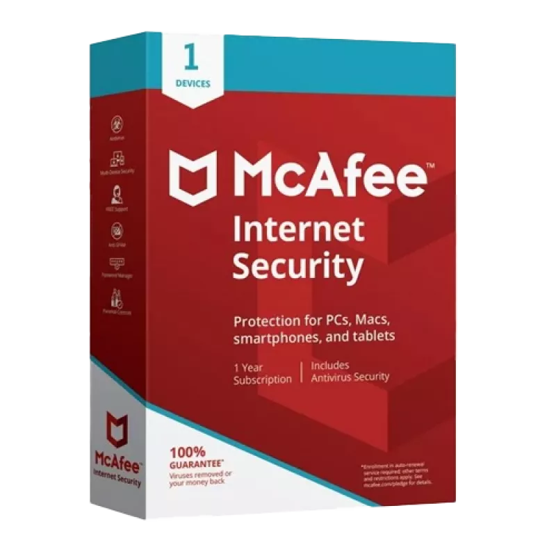 McAfee Internet Security - 1 Benutzer 1 Jahr, Global