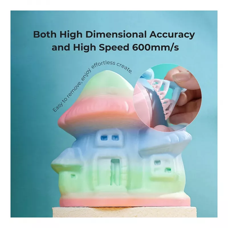 3D-Druck-Filament Creality PLA 1,75 mm, 1 kg – Blau/Grün/Pink (Creality 3301010424)